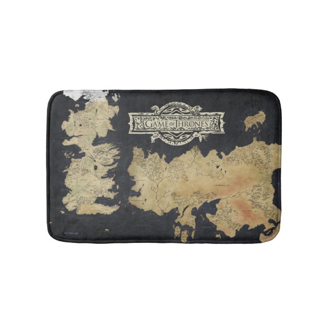 Map of Westeros Bath Mat (Front)