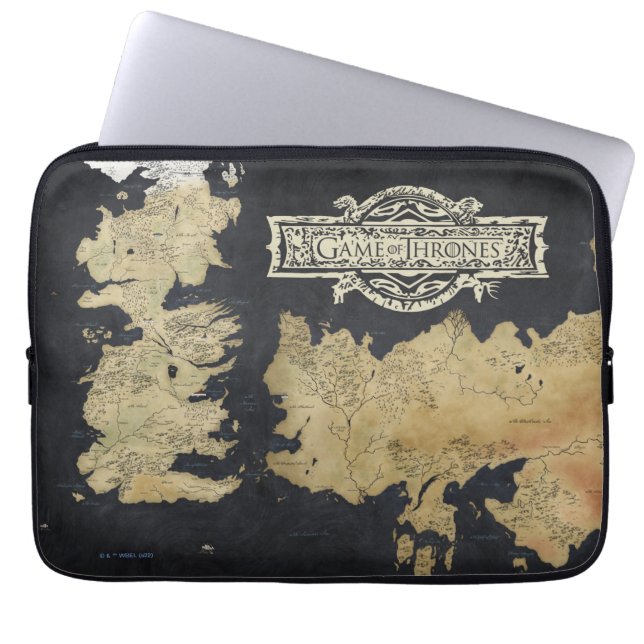 Map of Westeros Laptop Sleeve (Front)