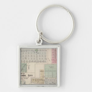 Map of Winnebago City Map of Blue Earth, Minnesota Key Ring