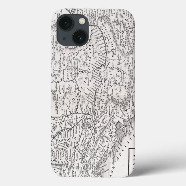 MAP: PANNONIA Case-Mate iPhone CASE (Back)