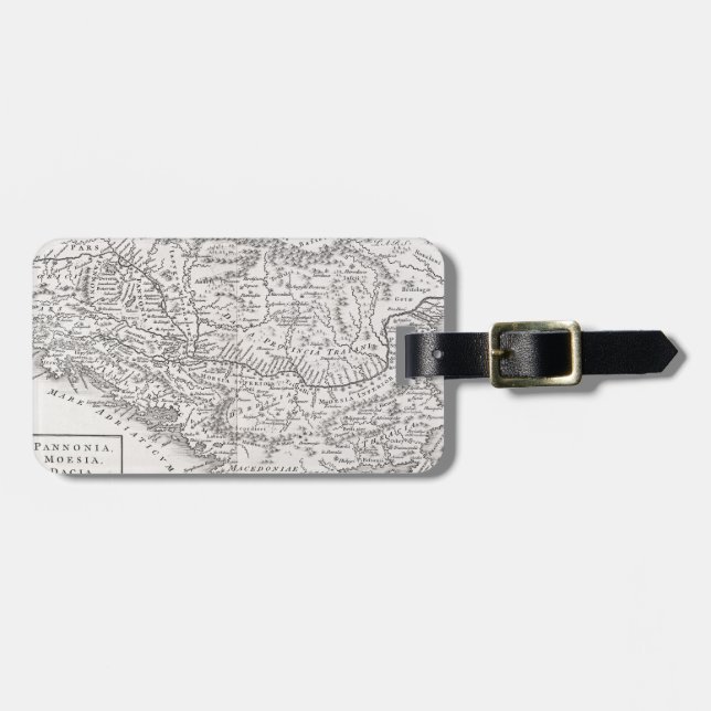 MAP: PANNONIA LUGGAGE TAG (Front Horizontal)