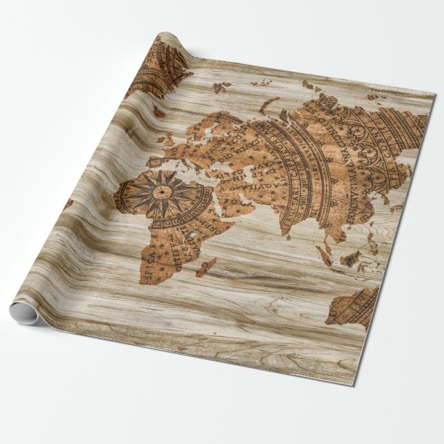 Map paper wood information (Unrolled)