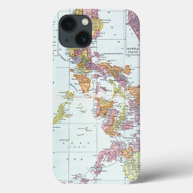 MAP: PHILIPPINES, 1905 Case-Mate iPhone CASE (Back)