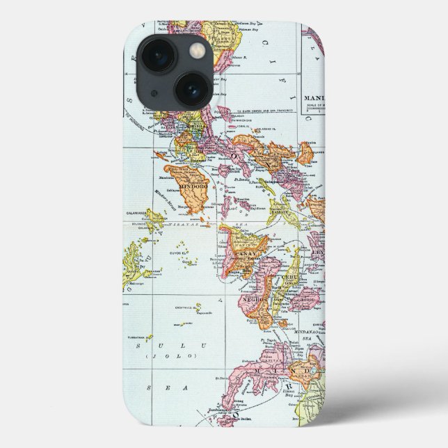 MAP: PHILIPPINES, 1905 Case-Mate iPhone CASE (Back)