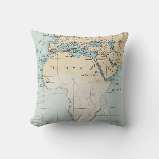 MAP: PHOENICIAN EMPIRE CUSHION (Front)