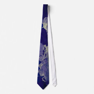 Map / Photo by NASA / earthlights Tie