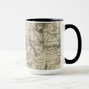Map Portion of Africa Cameron's Route Mug