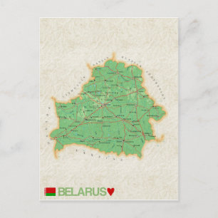 MAP POSTCARDS ♥ Belarus