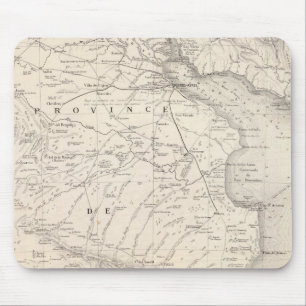 Map, Province of Buenos Aires, neighbouring Mouse Pad