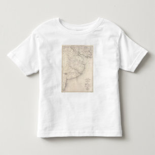 Map, Province of Buenos Aires, neighbouring Toddler T-Shirt
