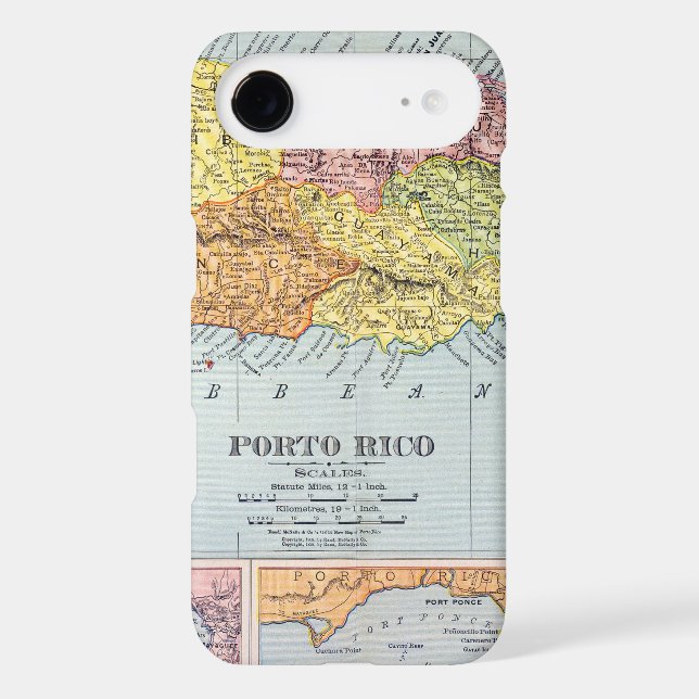 MAP: PUERTO RICO, 1900 Case-Mate SAMSUNG GALAXY CASE (Back)