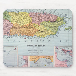 MAP: PUERTO RICO, 1900 MOUSE PAD