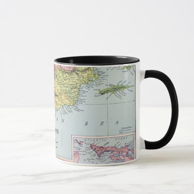 MAP: PUERTO RICO, 1900 MUG (Right)