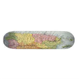 MAP: PUERTO RICO, 1900 SKATEBOARD