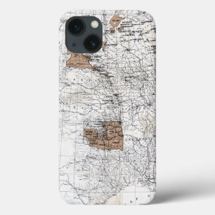 MAP: RESERVATIONS, 1888 iPhone 13 CASE