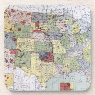 MAP: RESERVATIONS, 1892 COASTER