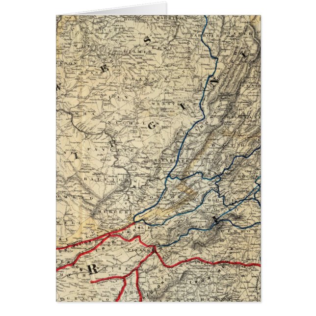 Map Richmond and Louisville RR (Front)