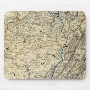 Map Richmond and Louisville RR Mouse Pad