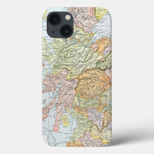 MAP: SCOTLAND iPhone 13 CASE
