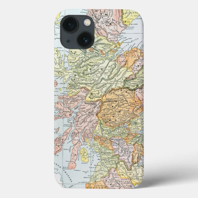 MAP: SCOTLAND Case-Mate iPhone CASE (Back)