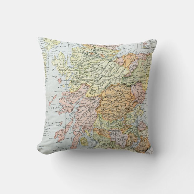 MAP: SCOTLAND CUSHION (Front)