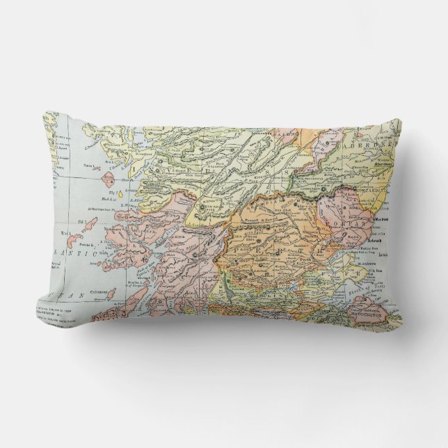 MAP: SCOTLAND LUMBAR CUSHION (Front)