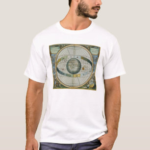 Map Showing Tycho Brahe's System of Planetary Orbi T-Shirt