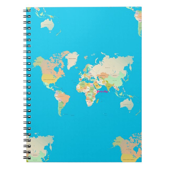map spiral notebook (Front)