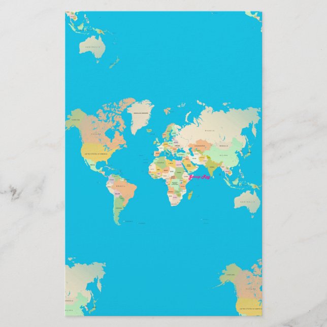 map stationery (Front)