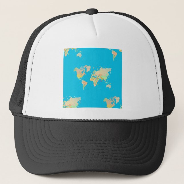 map trucker hat (Front)