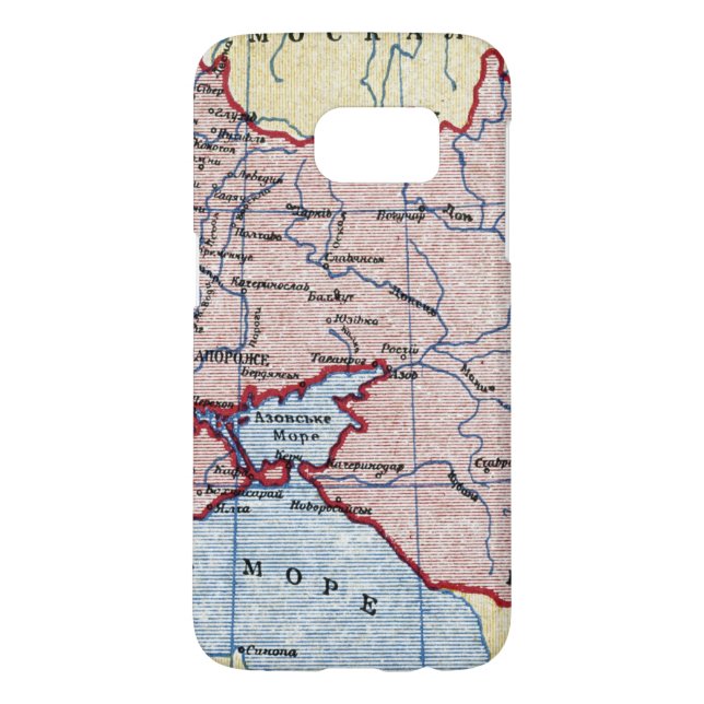 MAP: UKRAINE, c1906 Case-Mate Samsung Galaxy Case (Back)