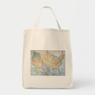 Map: US Expansion, 1905 Tote Bag