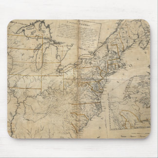 MAP: USA, 1783 MOUSE PAD