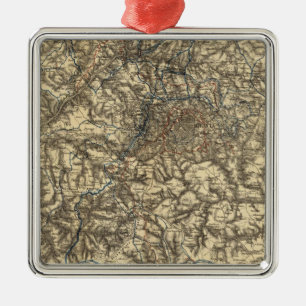 Map V illustrating the Military Operations Metal Tree Decoration
