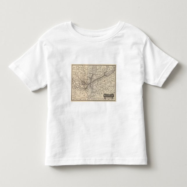 Map Wabash Railway Toddler T-Shirt (Front)