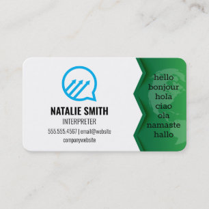 Map World   Interpreter   Communication  Business Card