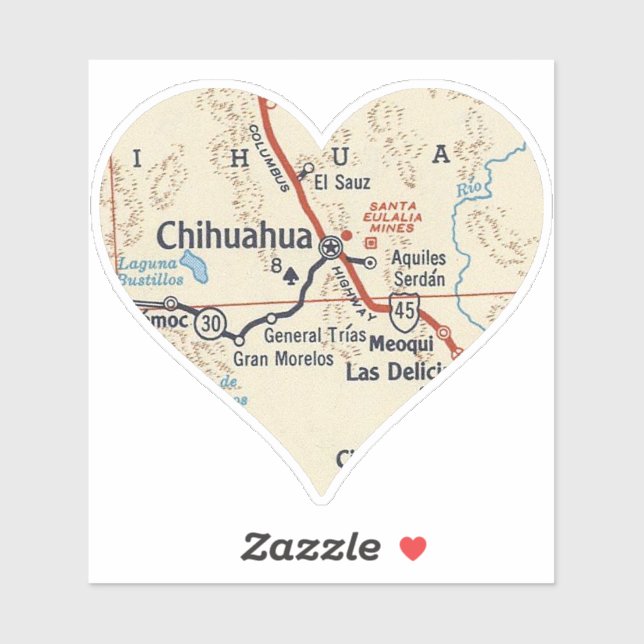 Mapa De Chihuahua (Sheet)