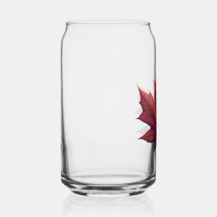 Mapel Leaf, Ahornblatt Can Glass