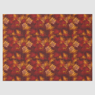 Maple and Oak Foliage Autumn Colours Tissue Paper
