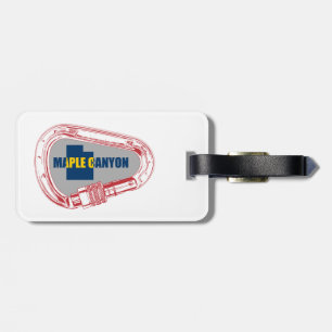 Maple Canyon Climbing Carabiner Luggage Tag