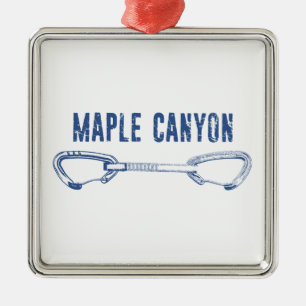 Maple Canyon Climbing Quickdraw Metal Tree Decoration