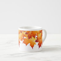 Maple Couple on an Espresso Mug
