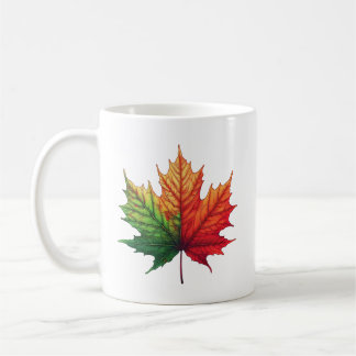 Maple Fall Leaf Classic Ceramic Coffee Mug