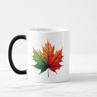 Maple Fall Leaf Morphing Magic Mug