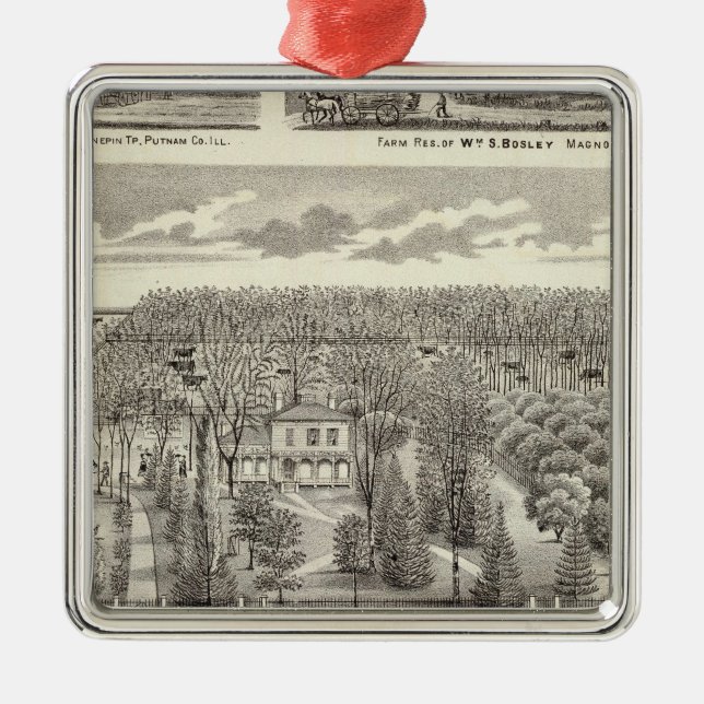 Maple Grove residence Metal Tree Decoration (Front)