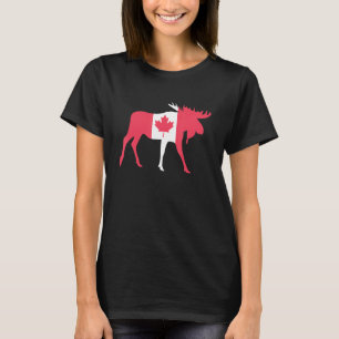 Maple Leaf Animal Canadian Flag Canada T-Shirt