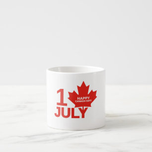 Maple Leaf Canada Day 1s July Celebration Gift  Espresso Cup