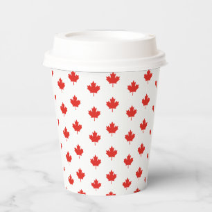 Maple Leaf Canada Day 1s July Celebration Gift  Paper Cups