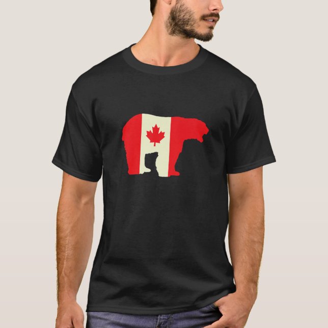 Maple Leaf Canada Day - Canadian Flag T-Shirt (Front)
