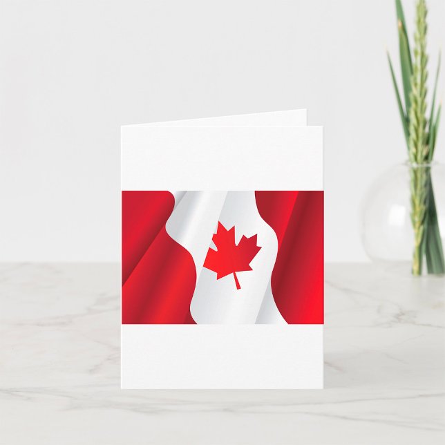Maple Leaf Canada Flag Card (Creator Uploaded)